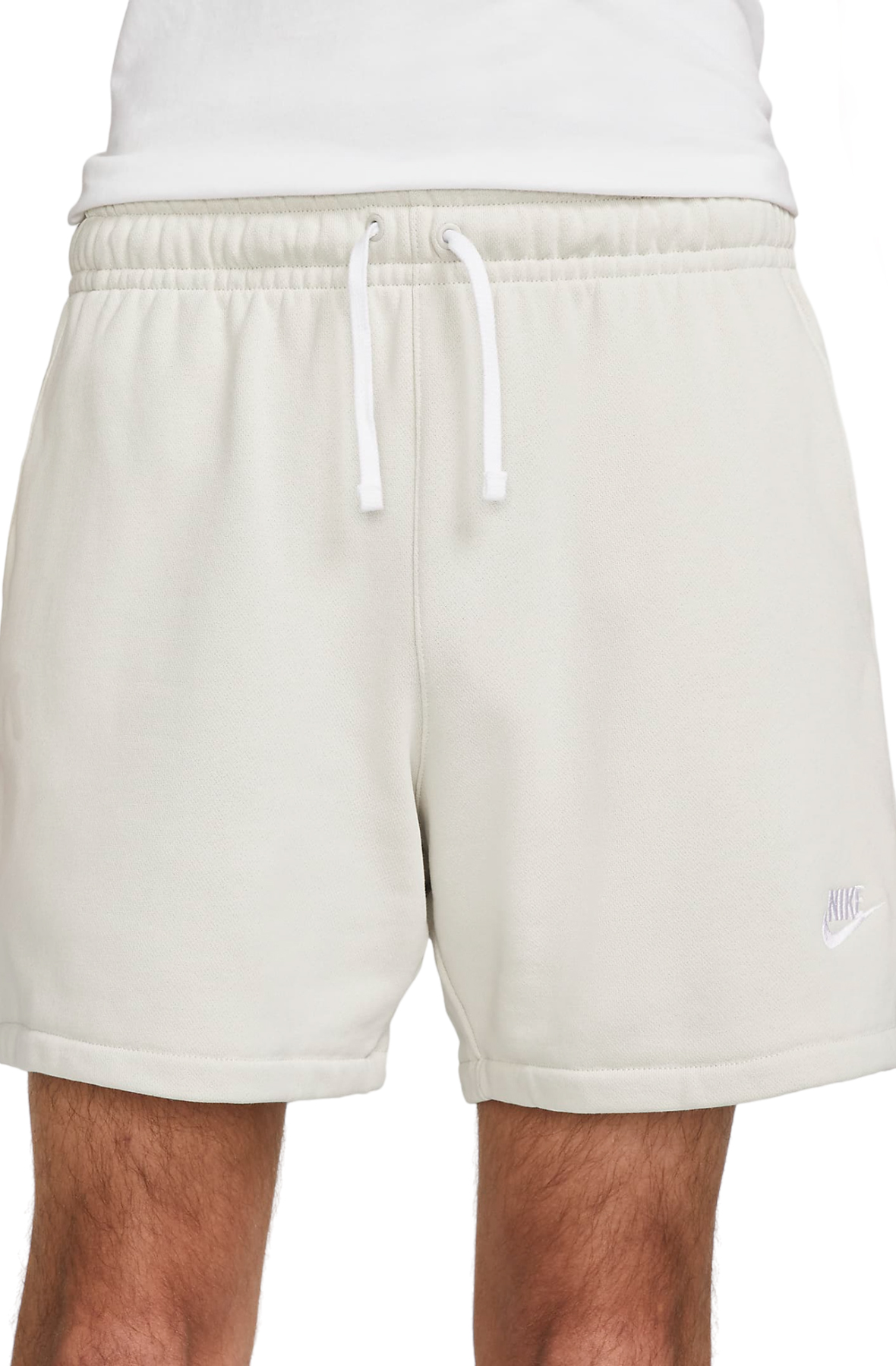 Men Nike Club Fleece Flow Short Light BoneWhiteWhite Shorts Light BoneWhiteWhite Men Nike Club Fleece Flow Short Light BoneWhiteWhite Shorts Light BoneWhiteWhite