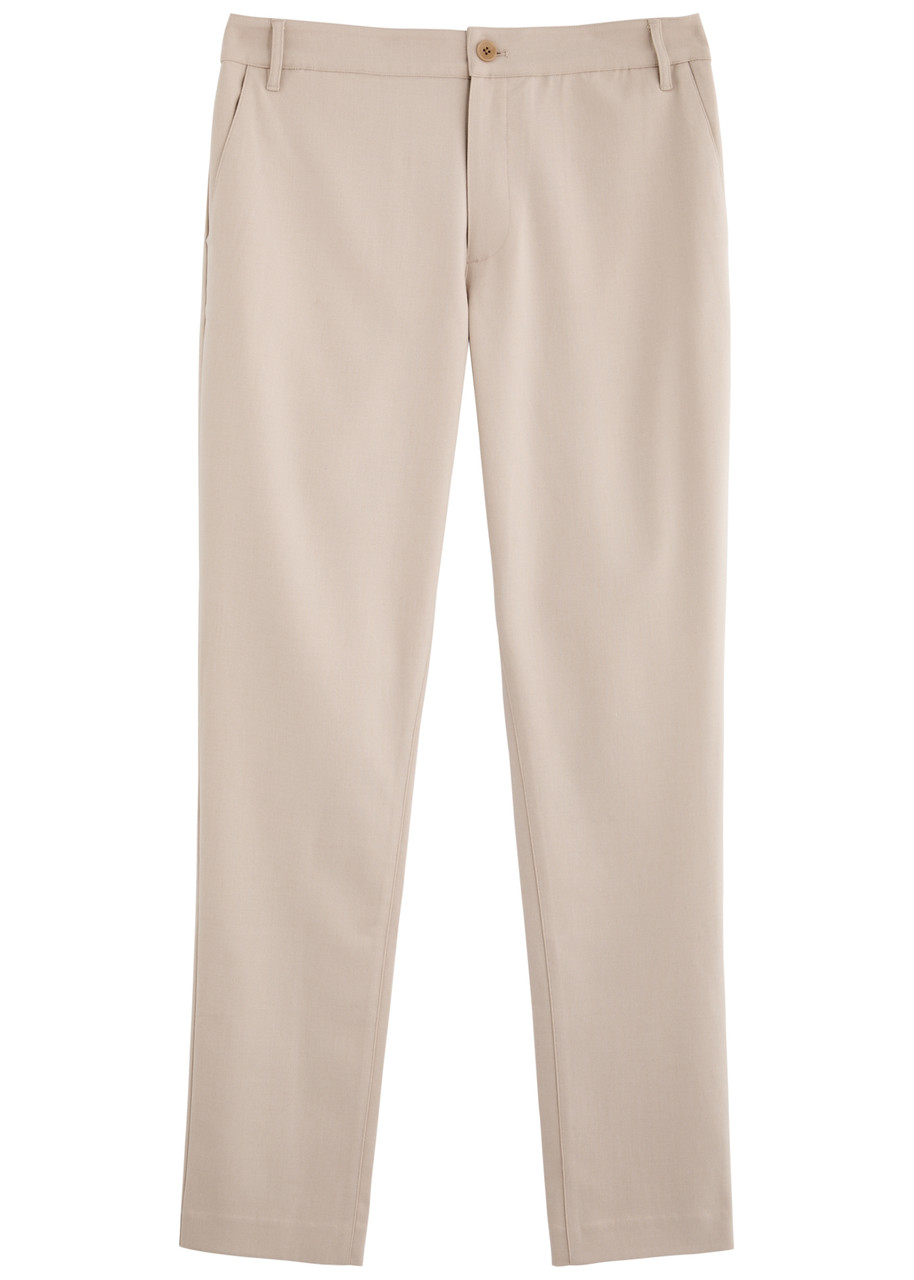 Paige Stafford Jersey-twill Trousers – Ecru – W M Paige Stafford Jersey-twill Trousers – Ecru – W M