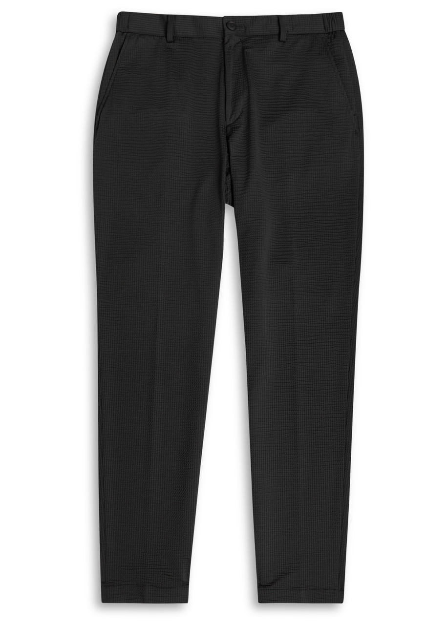 Boss Penrin Seersucker Trousers – Black – W L