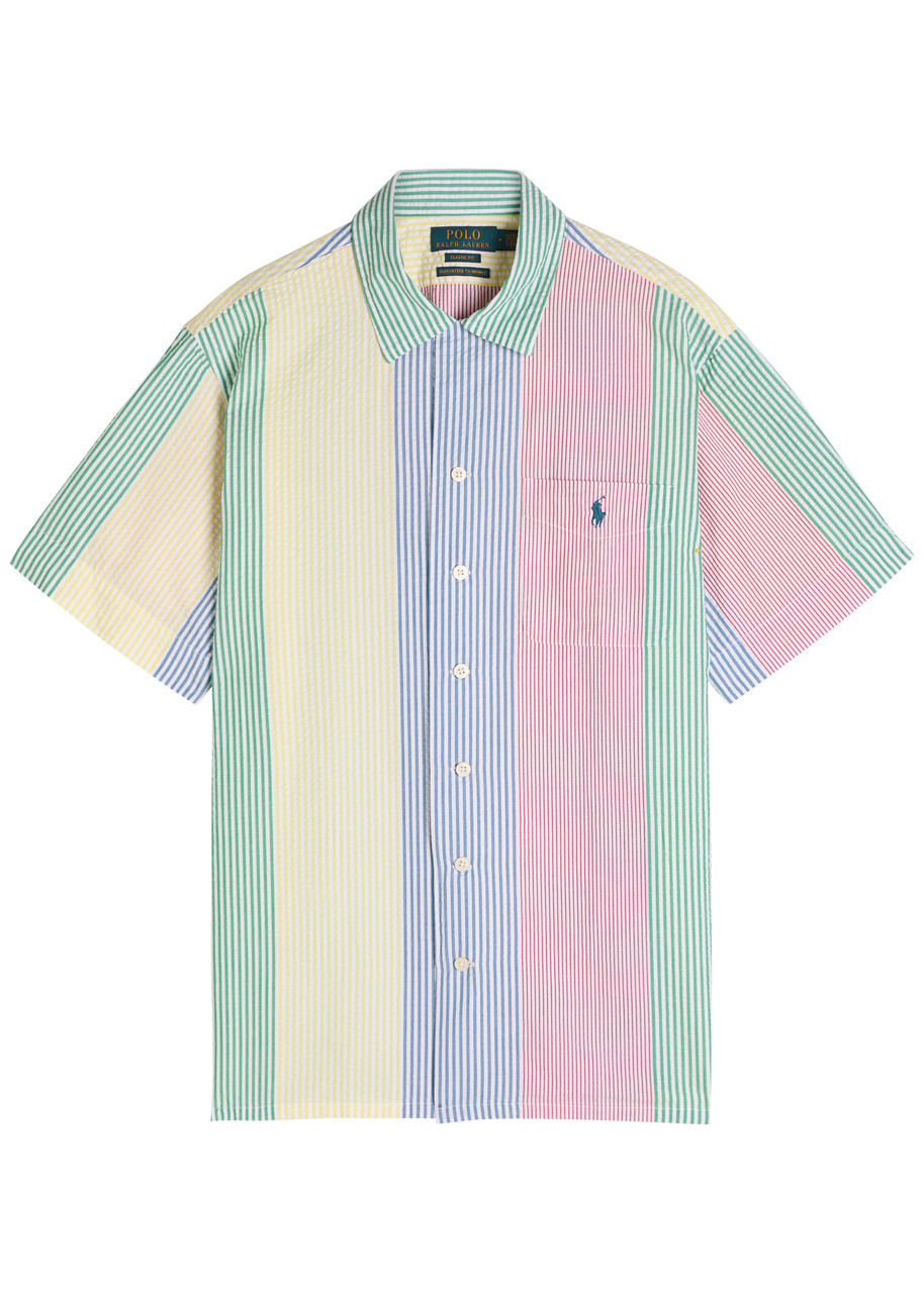Polo Ralph Lauren Striped Seersucker Cotton Shirt – Multicoloured