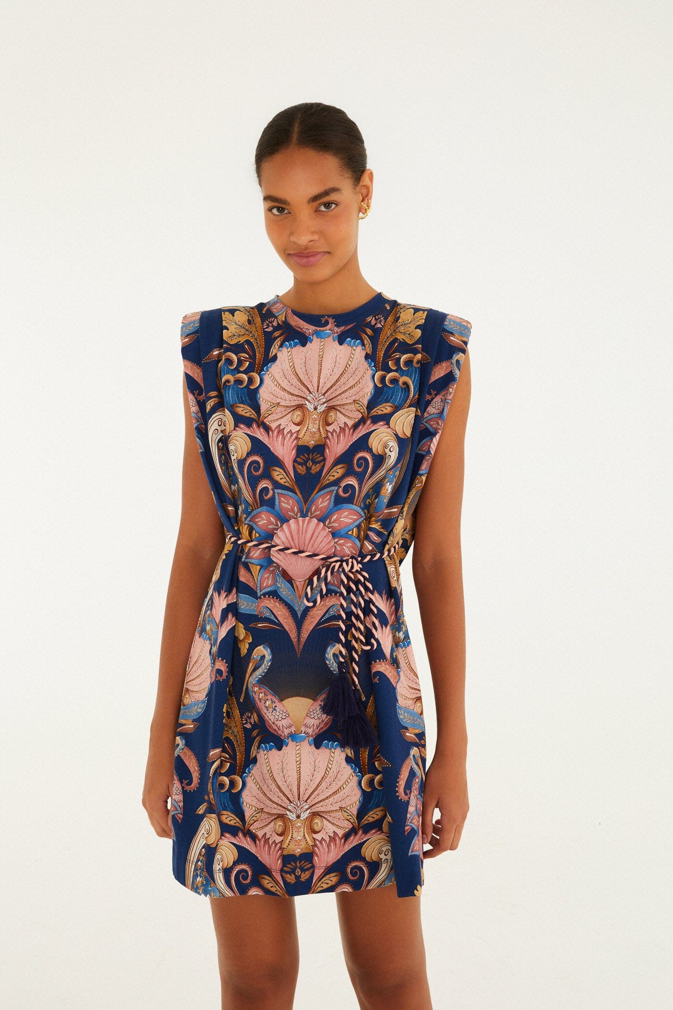 Boho Beauty Mini Shirt Dress, BOHO BEAUTY