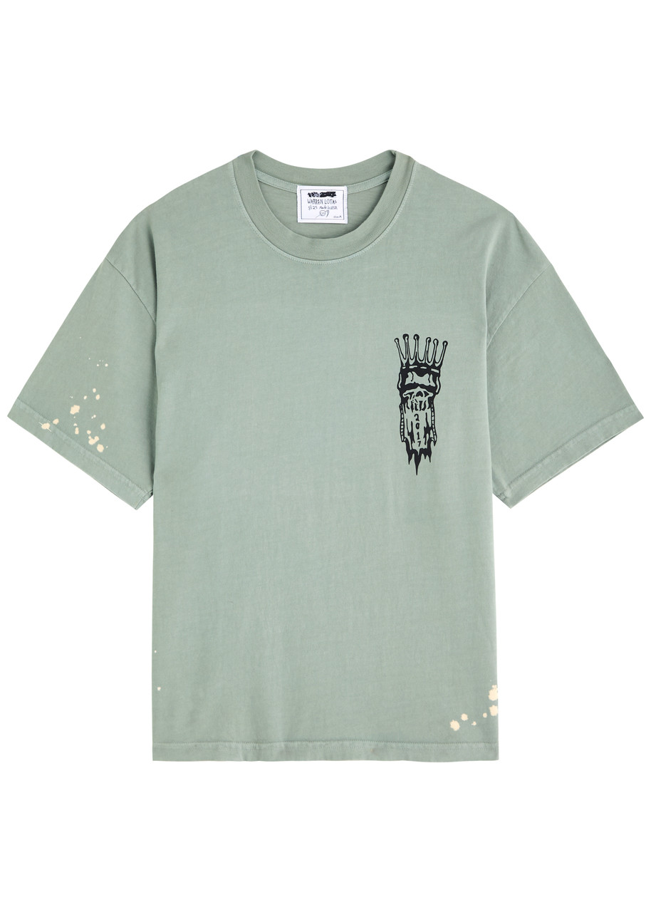 Warren Lotas Dark Feast Printed Cotton shirt – Grey Warren Lotas Dark Feast Printed Cotton shirt – Grey