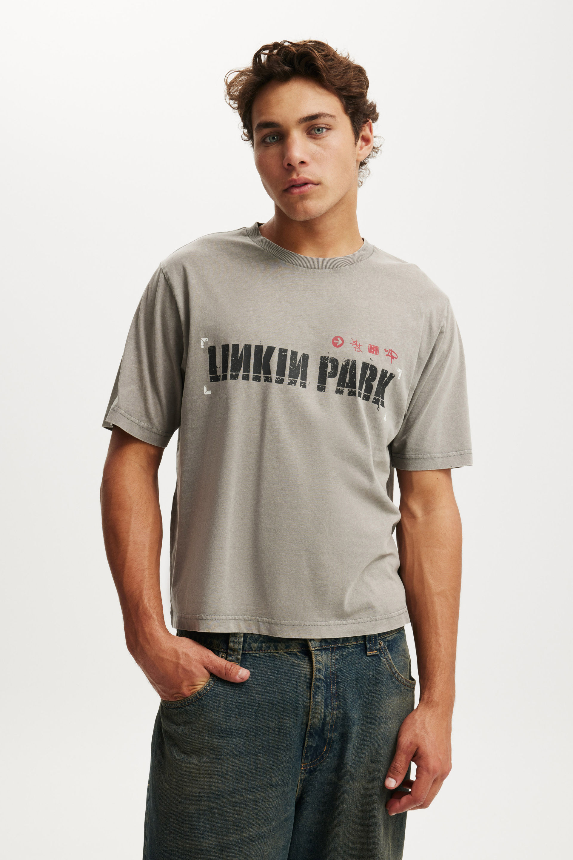 Cotton On Men – Linkin Park Cropped Fit Music Shirt – Lcn cor slate stone linkin park – hybrid th Cotton On Men – Linkin Park Cropped Fit Music Shirt – Lcn cor slate stone linkin park – hybrid th
