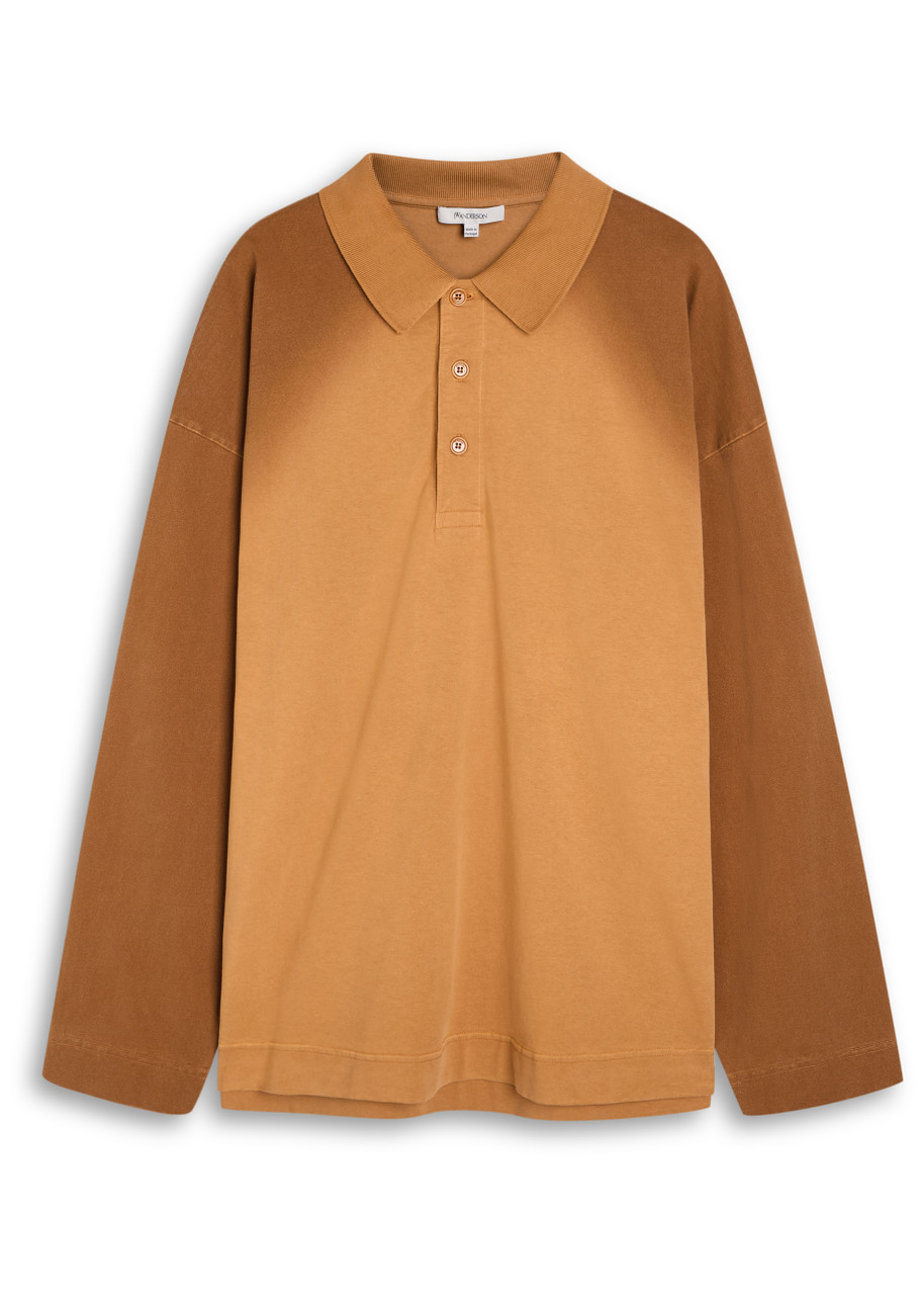 JW Anderson Cotton Rugby Shirt – Brown JW Anderson Cotton Rugby Shirt – Brown