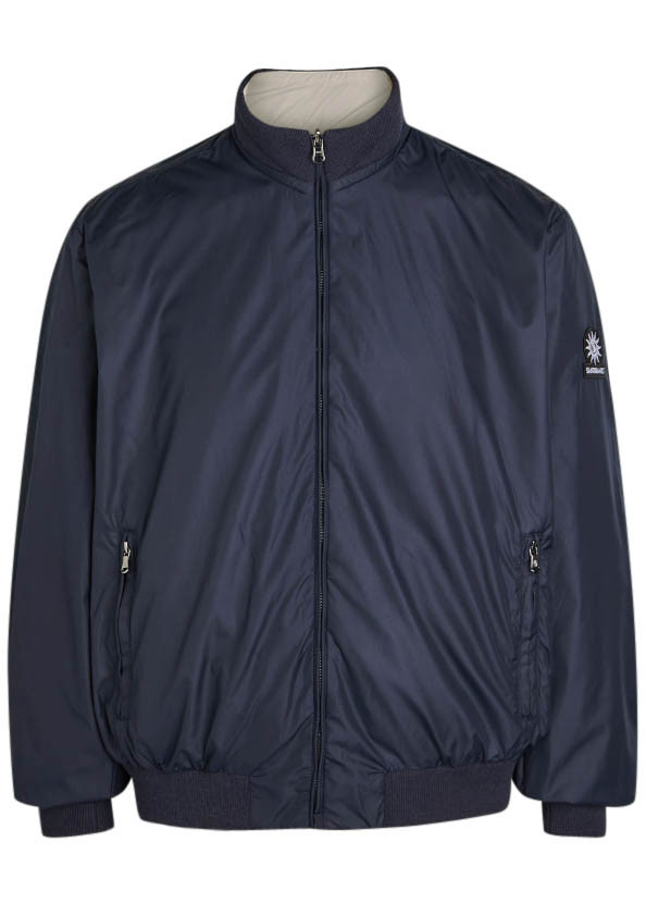 Sandbanks Reversible Shell Jacket – Navy Sandbanks Reversible Shell Jacket – Navy