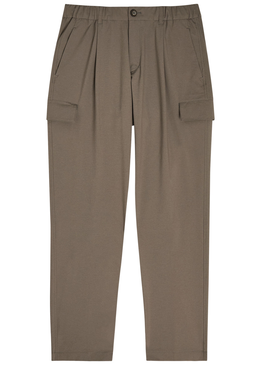 Herno Tapered-leg Nylon Cargo Trousers – Taupe Herno Tapered-leg Nylon Cargo Trousers – Taupe