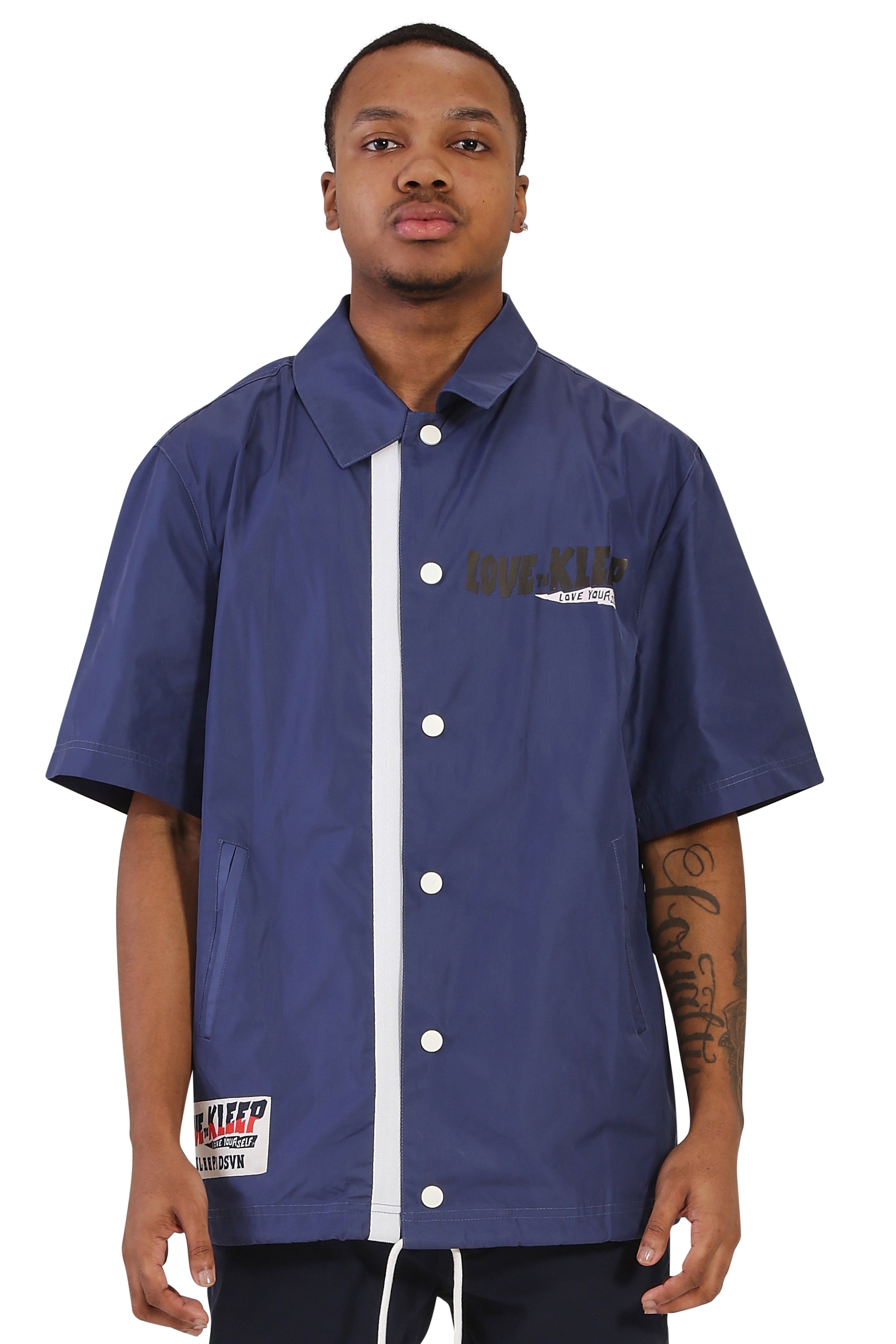 CITRON Men’s premium nylon shortsleeve coach jacket