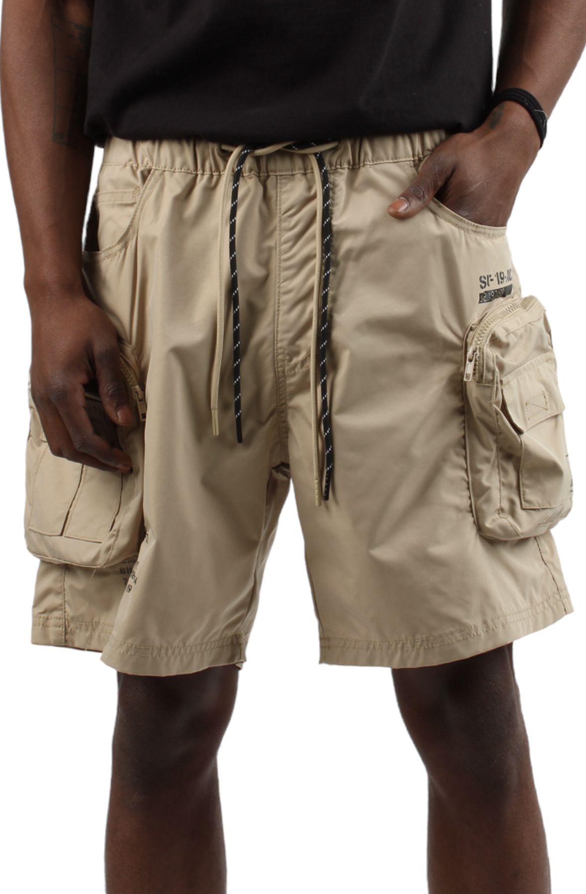Printed Utility Lounge Windbreaker Shorts Printed Utility Lounge Windbreaker Shorts