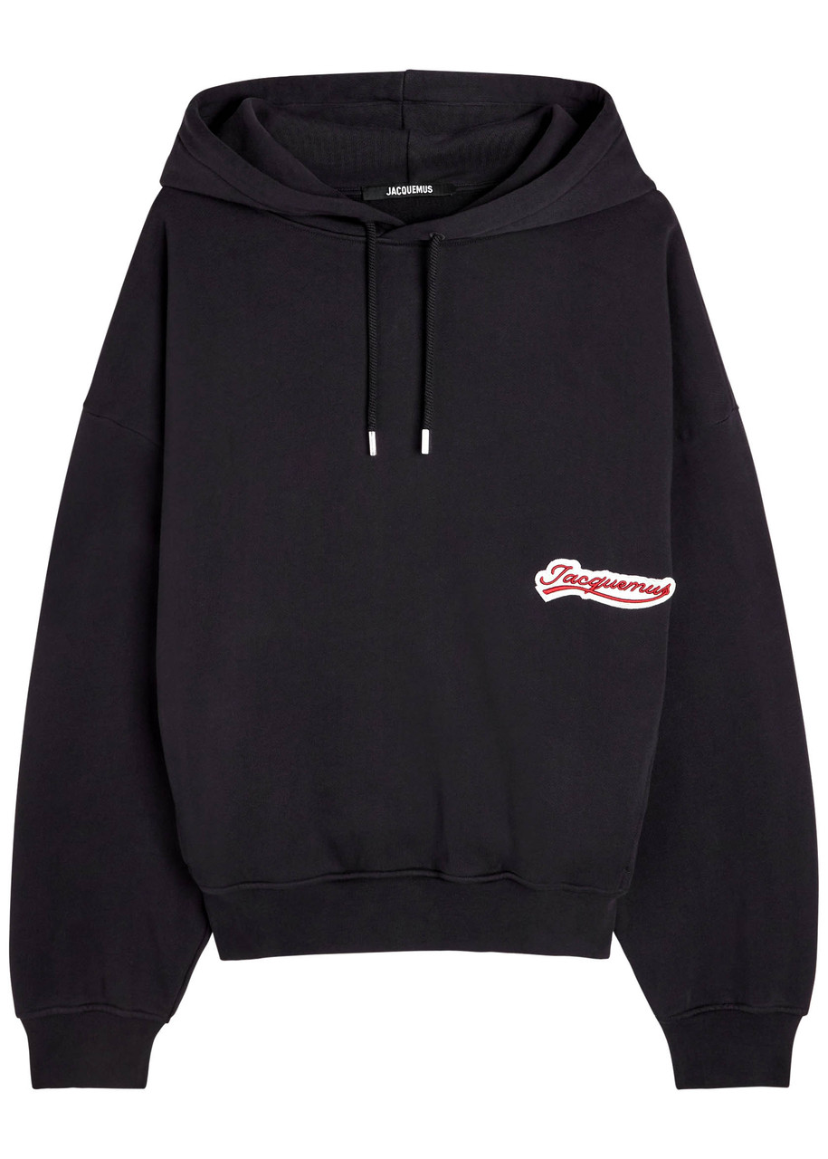 Jacquemus Le Hoodie Gio Hooded Cotton Sweatshirt – Navy