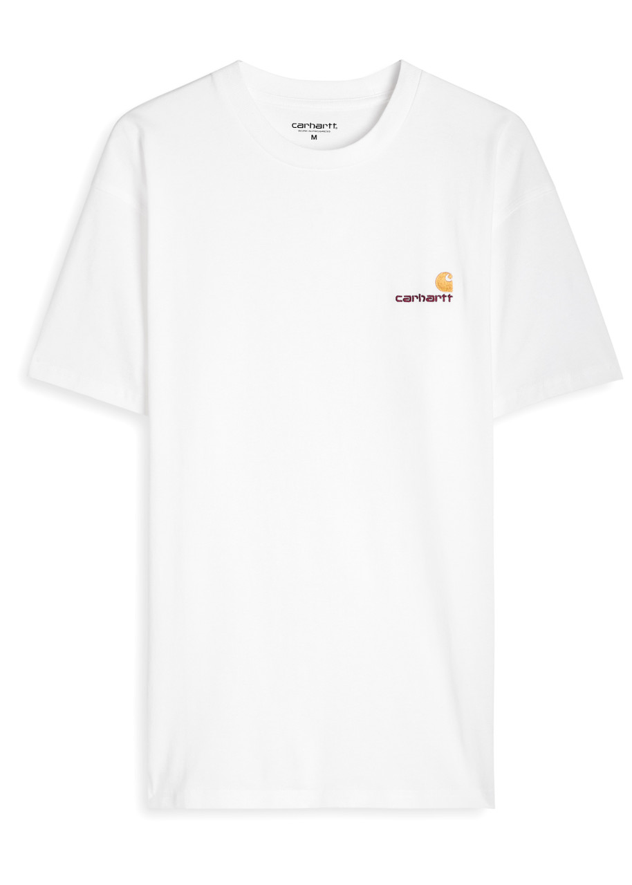 Carhartt Wip American Script Logo-embroidered Cotton shirt – White