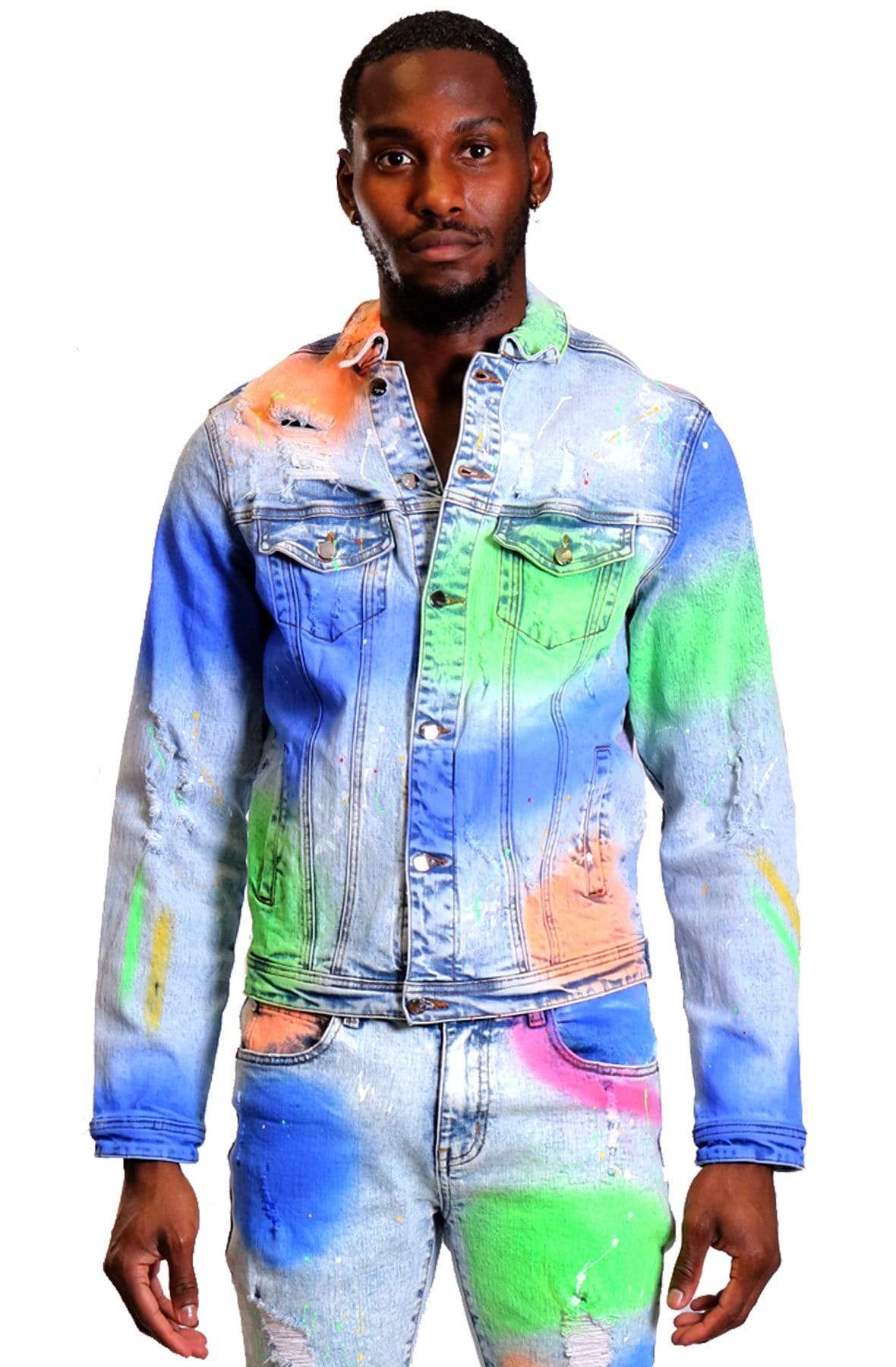 Mint Washed Denim Jacket