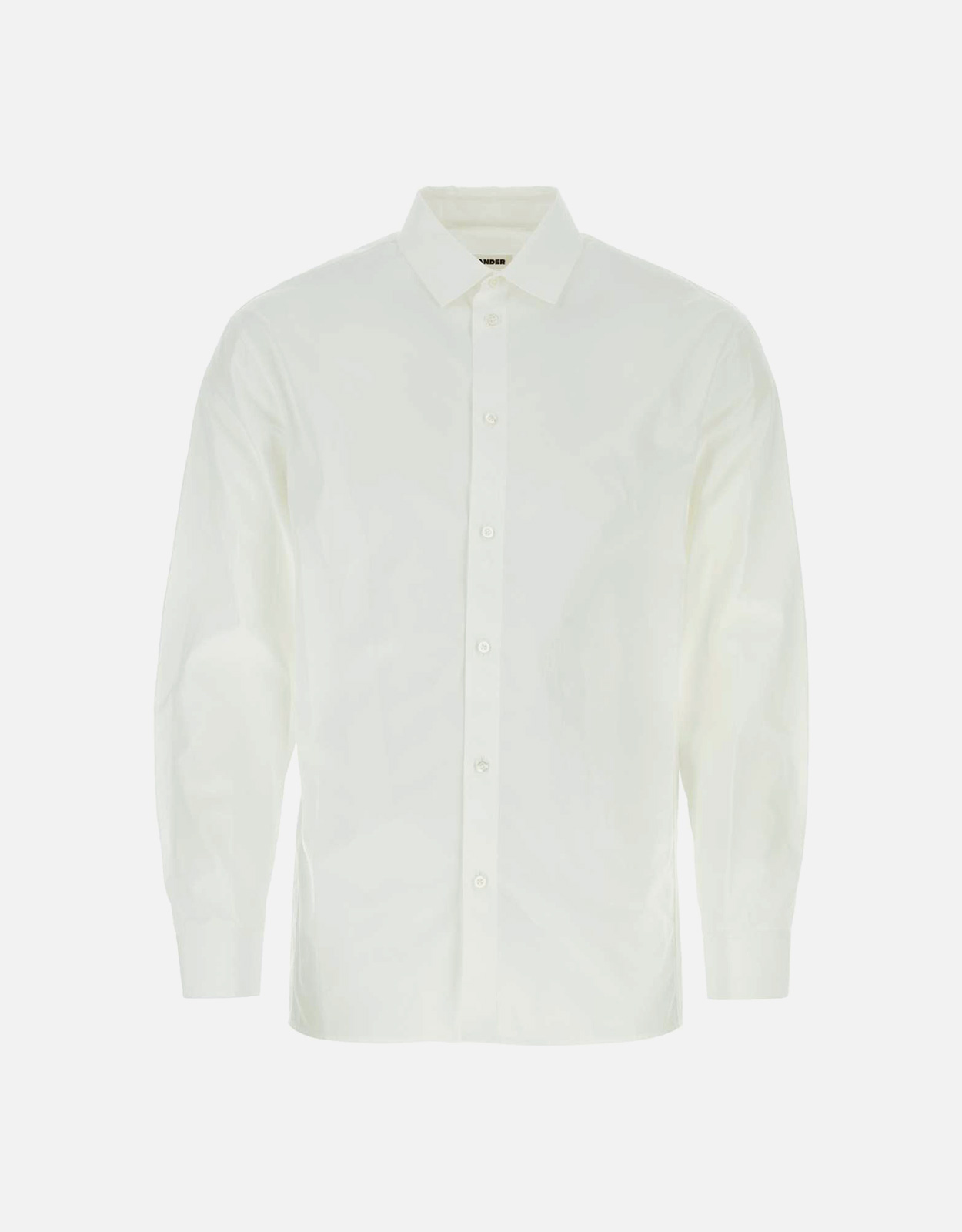 Jil Sander Men’s White Cotton Poplin Shirt
