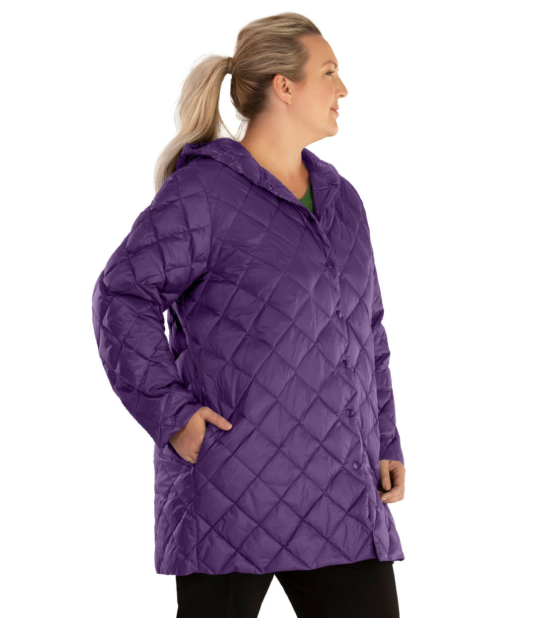 Quilted Light Weight Parka – FINAL SALE, X Amethyst Purple Quilted Light Weight Parka – FINAL SALE, X Amethyst Purple