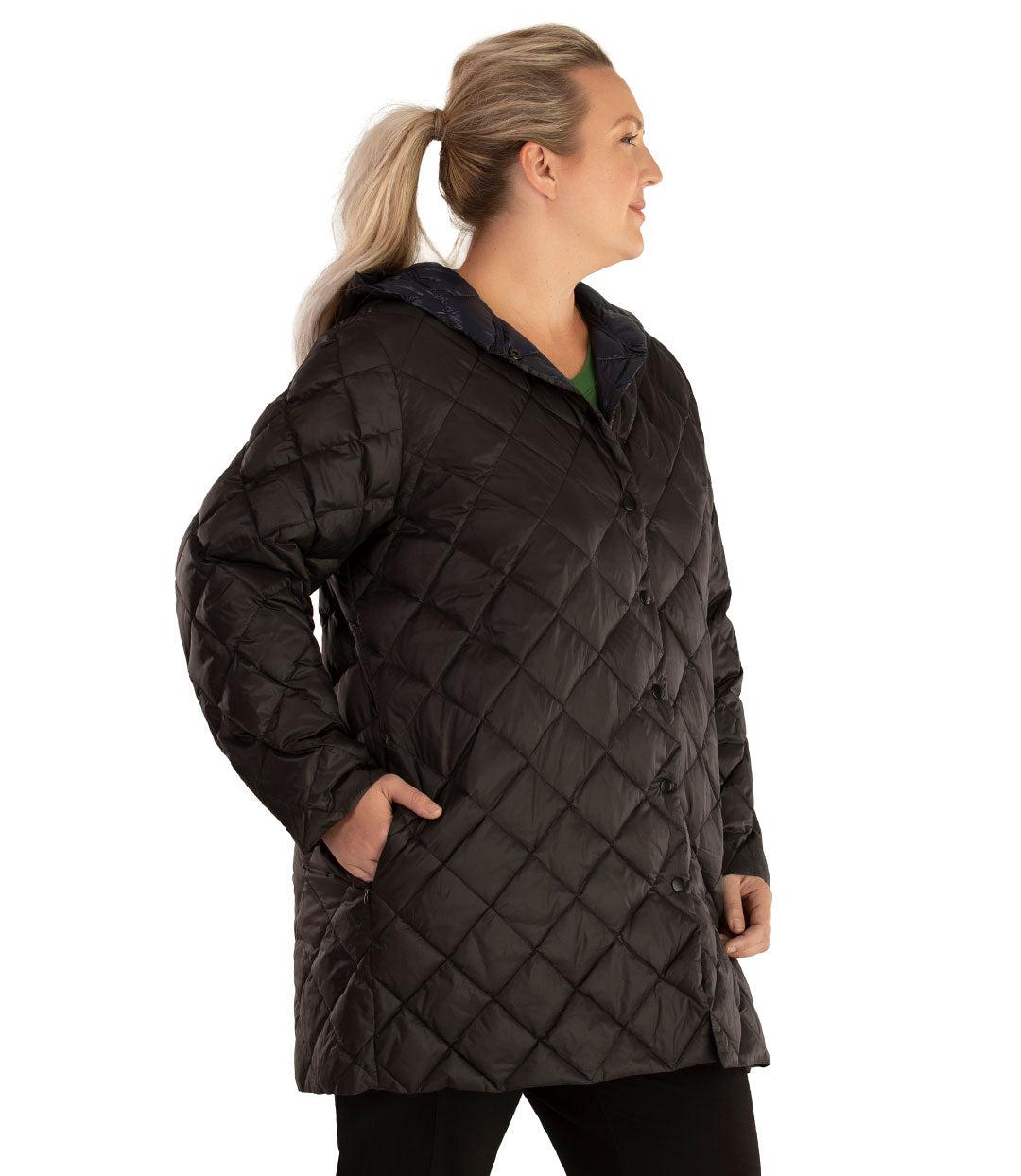 Quilted Light Weight Parka – FINAL SALE, X Black