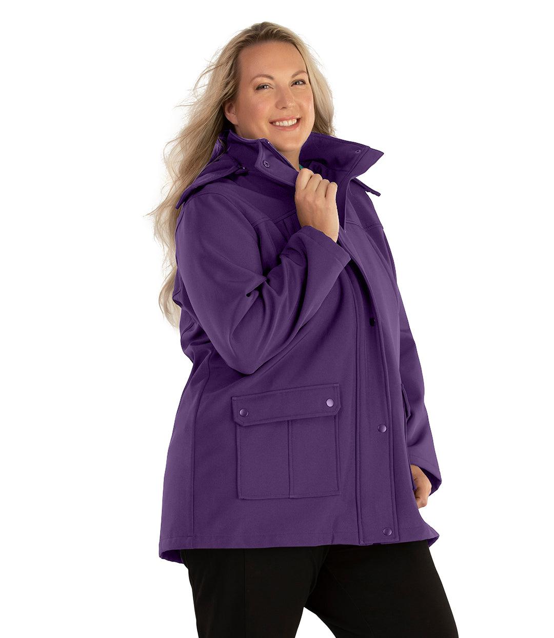 Hooded Softshell Jacket – FINAL SALE, X Amethyst Purple Hooded Softshell Jacket – FINAL SALE, X Amethyst Purple