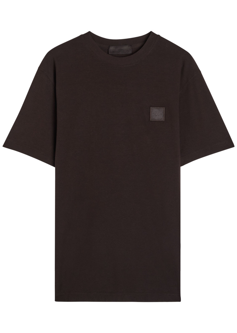 Stone Island Ghost Logo Slubbed Cotton shirt – Dark Brown