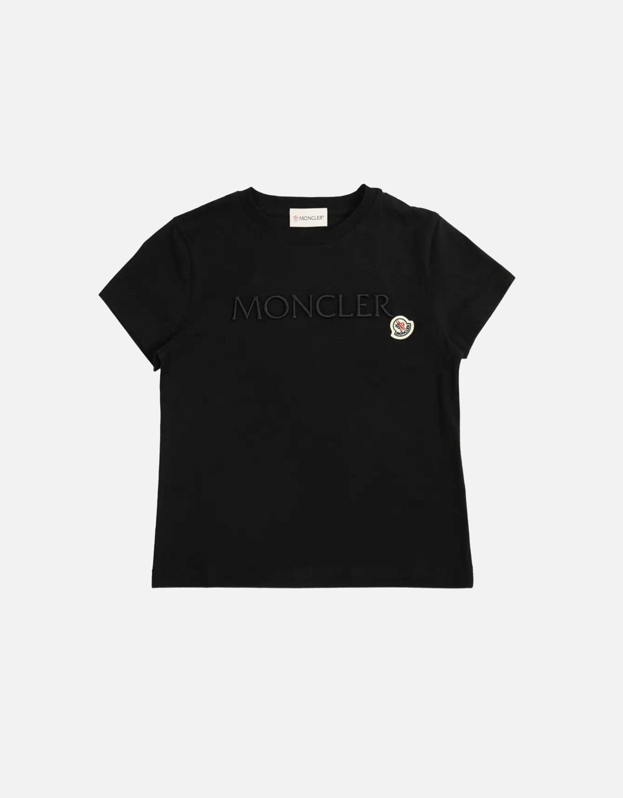 Moncler Kids Embroidered Logo Cotton Shirt – A Moncler Kids Embroidered Logo Cotton Shirt – A