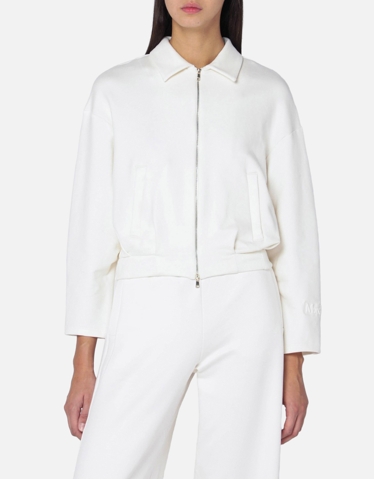 Max Mara White cropped sweatshirt Max Mara White cropped sweatshirt