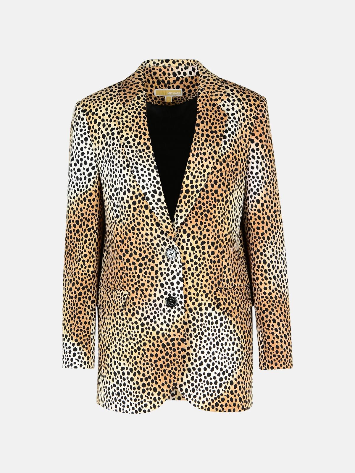 MICHAEL MICHAEL KORS Brown Polyester Blazer MICHAEL MICHAEL KORS Brown Polyester Blazer