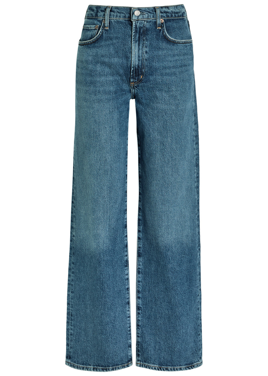 Agolde Harper Straight-leg Jeans – Dark Blue – W Agolde Harper Straight-leg Jeans – Dark Blue – W