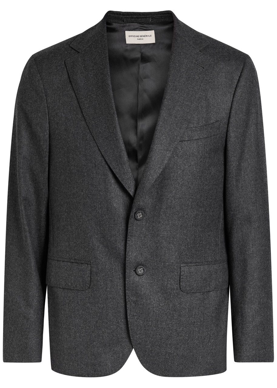 Officine Gnrale Arthus Wool Blazer – Grey –