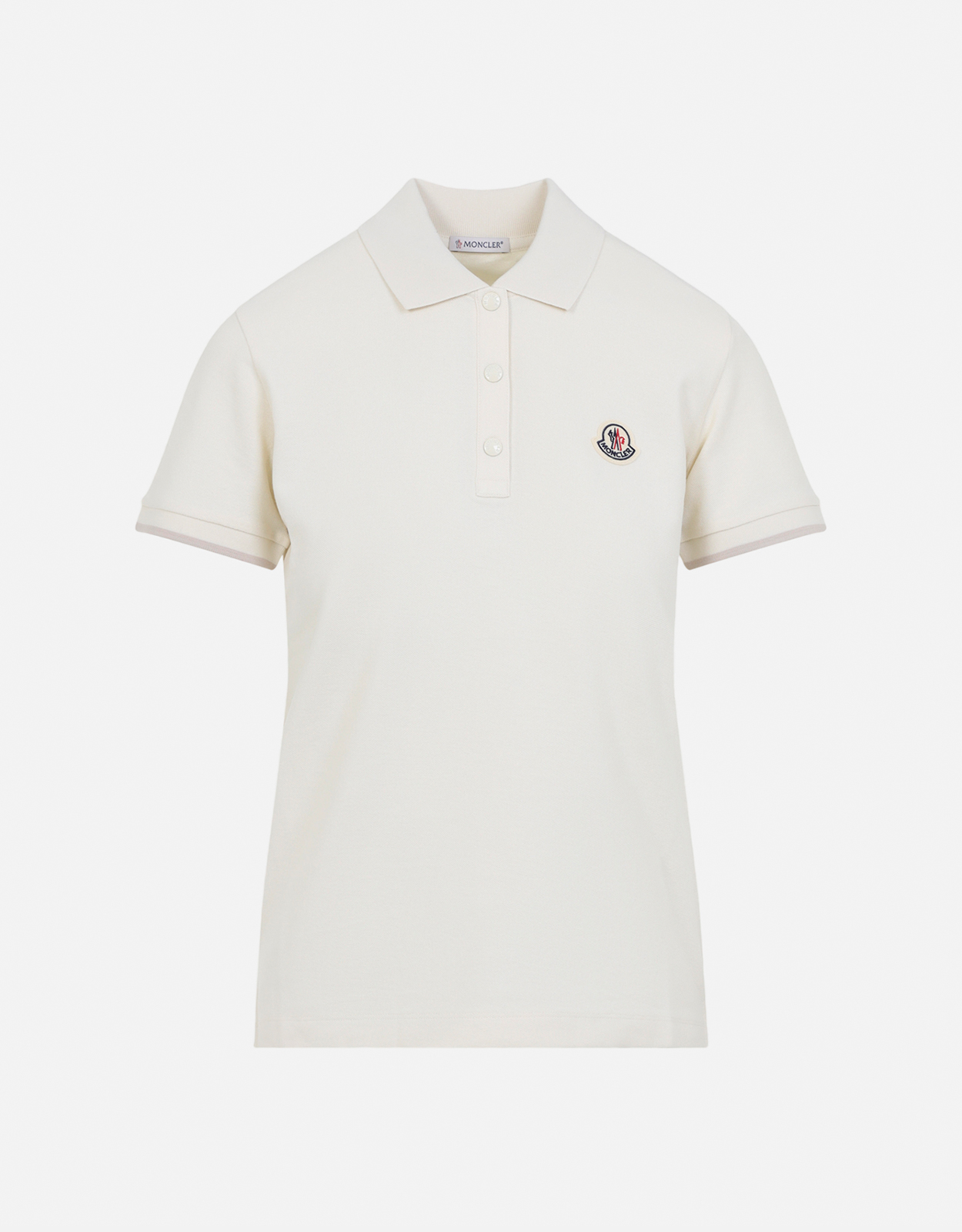 Moncler Logo Cotton Piquet Polo Shirt Moncler Logo Cotton Piquet Polo Shirt