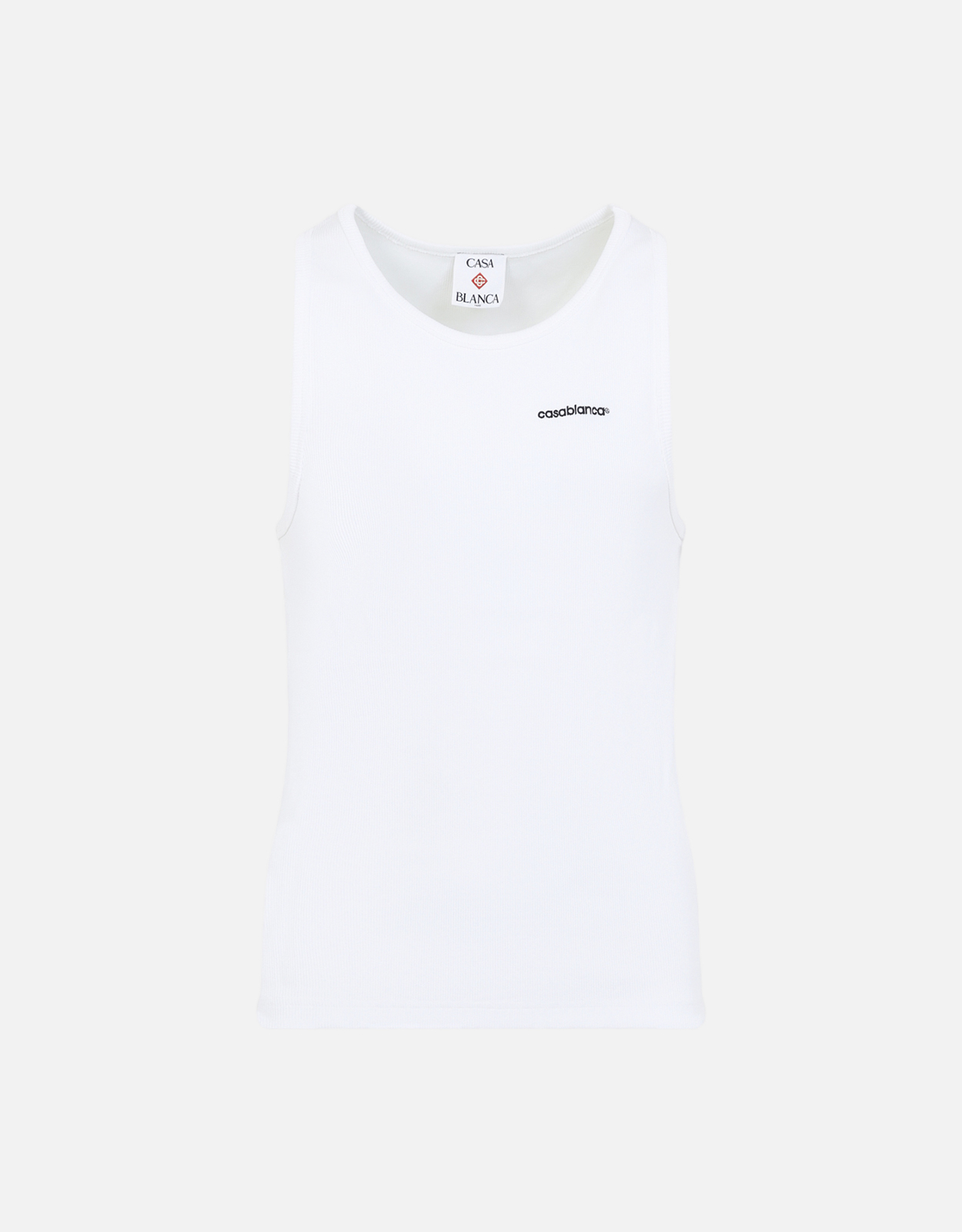 CASABLANCA Men’s Ribbed Tank Top CASABLANCA Men’s Ribbed Tank Top