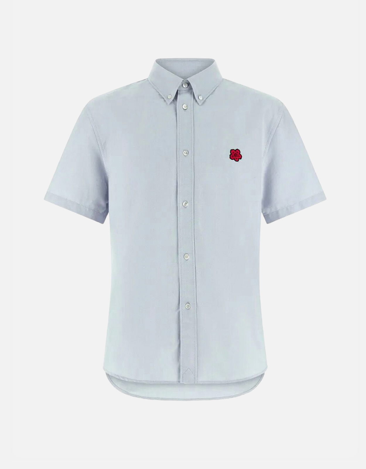 Kenzo Men’s Boke Flower Cotton Oxford Short Sleeve Shirt Kenzo Men’s Boke Flower Cotton Oxford Short Sleeve Shirt