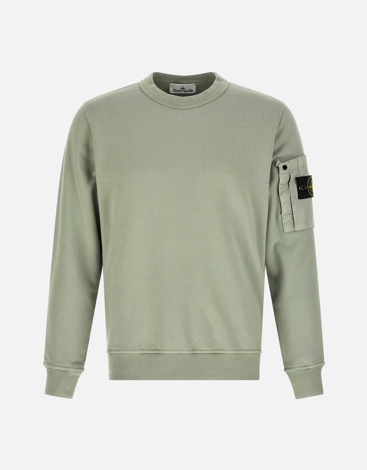 Stone Island Men’s Cotton Fleece Sweatshirt Stone Island Men’s Cotton Fleece Sweatshirt