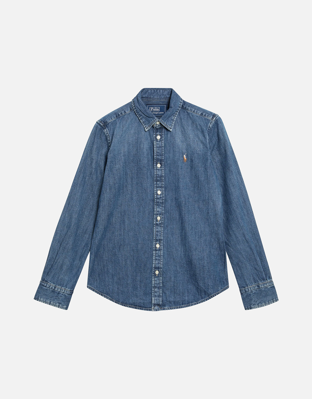 Polo Ralph Lauren Slim Fit Cotton Denim Shirt – DK Polo Ralph Lauren Slim Fit Cotton Denim Shirt – DK