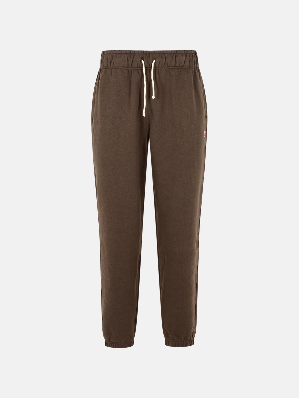 NEW BALANCE Brown Cotton Trousers