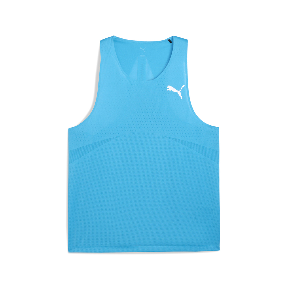 PUMA Raceday Ultraspun Running Crew Neck Athletic Tank Top PUMA Raceday Ultraspun Running Crew Neck Athletic Tank Top
