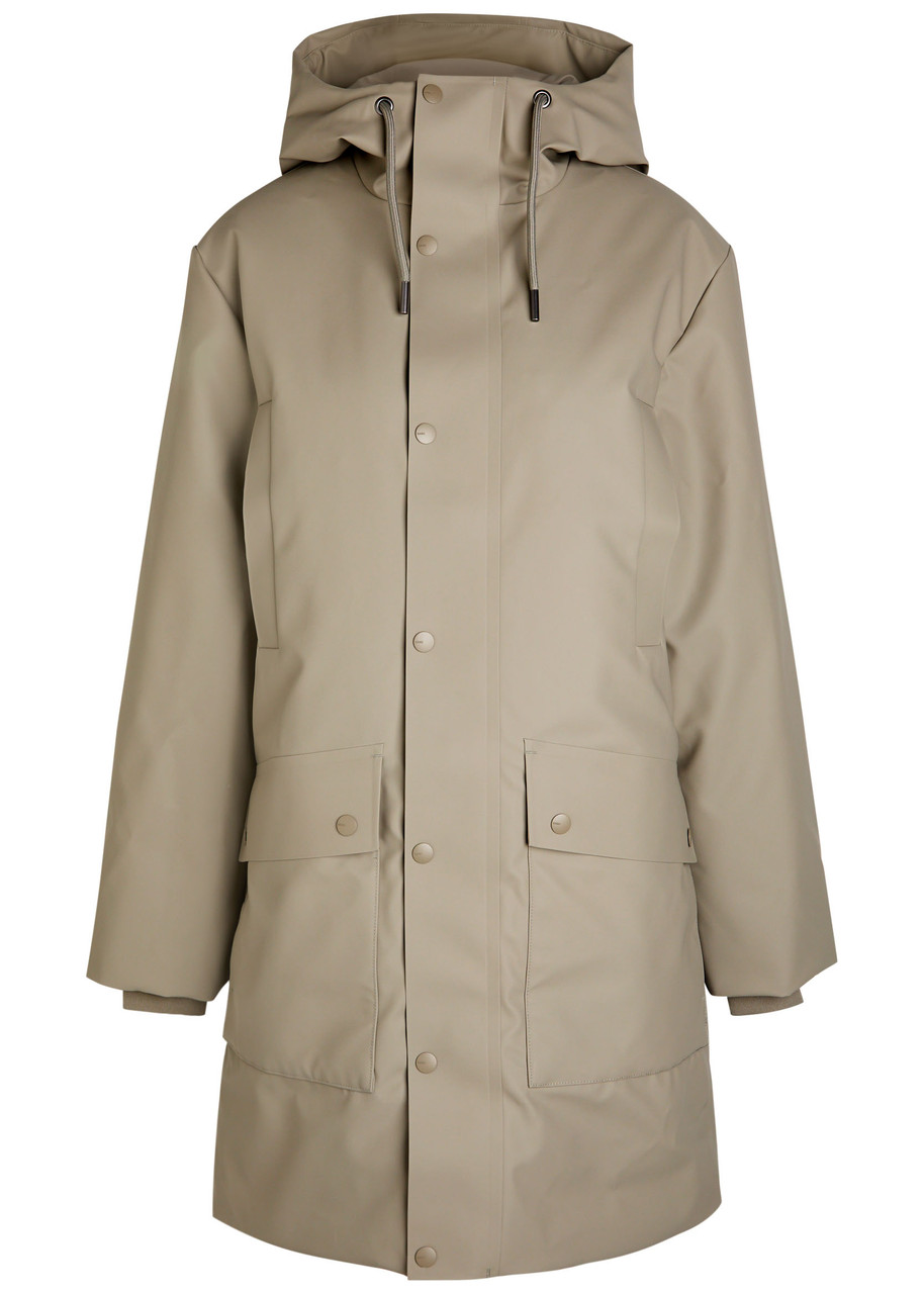 Rains Nome Waterproof Parka Coat – Sage – M M Rains Nome Waterproof Parka Coat – Sage – M M
