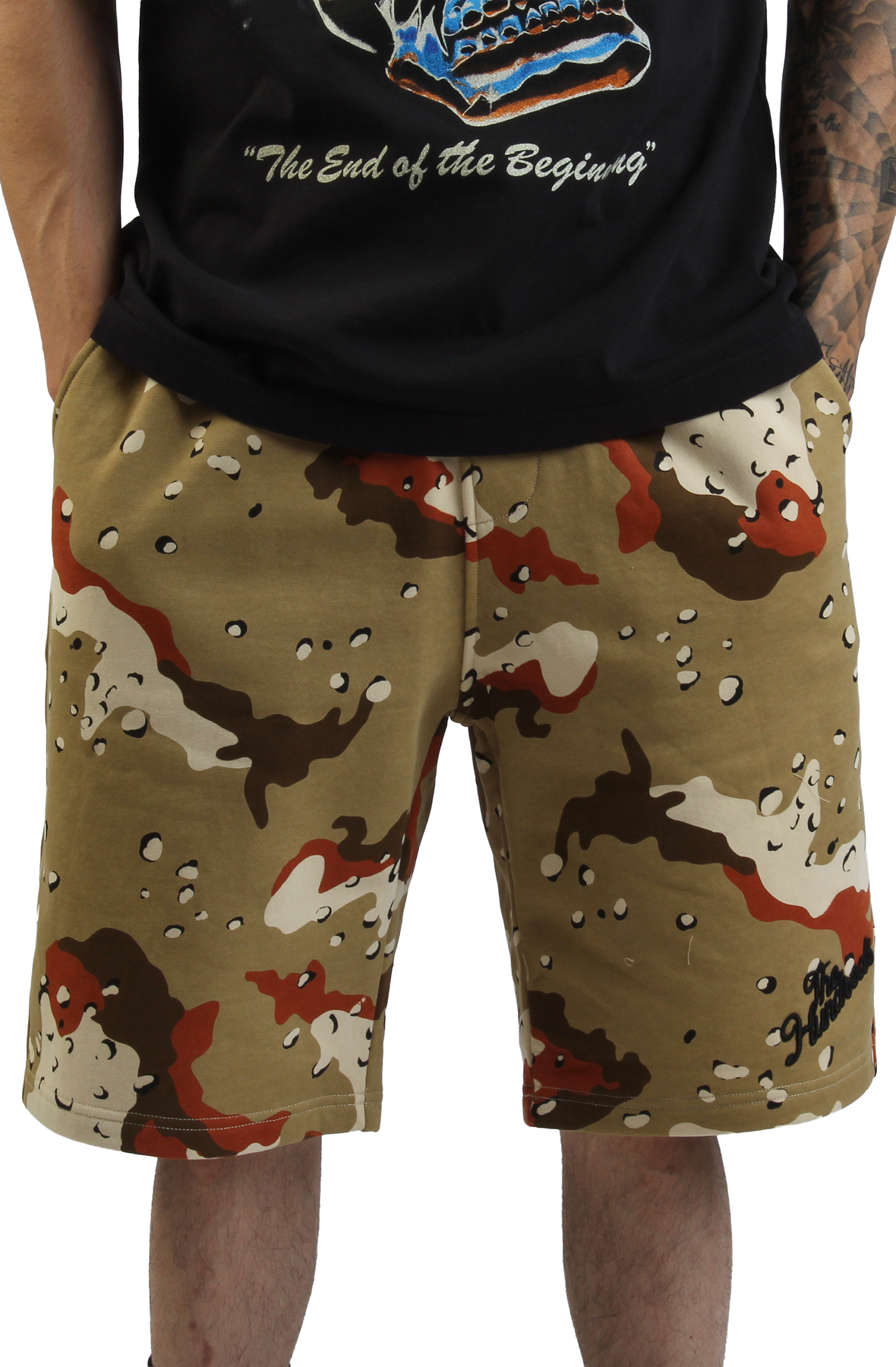 Men Vanguard Sweatshorts Camo Shorts L Camo