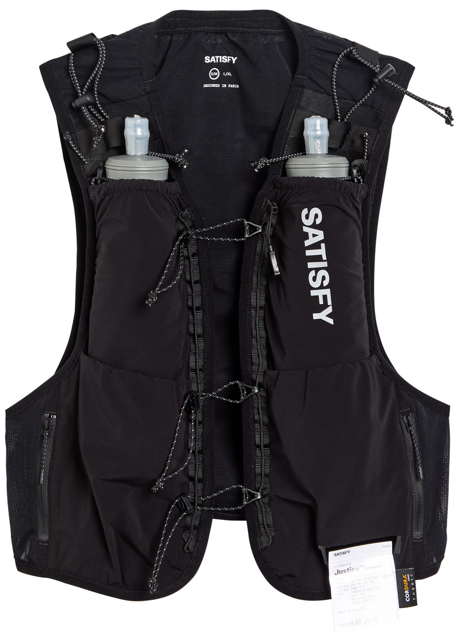 Satisfy Justice Cordura L Hydration Running Vest – Black – SM SM Satisfy Justice Cordura L Hydration Running Vest – Black – SM SM