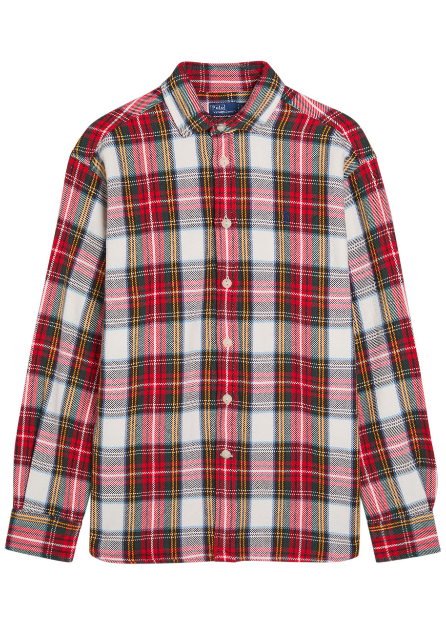 Polo Ralph Lauren Plaid Cotton Shirt – Red – S – S Polo Ralph Lauren Plaid Cotton Shirt – Red – S – S