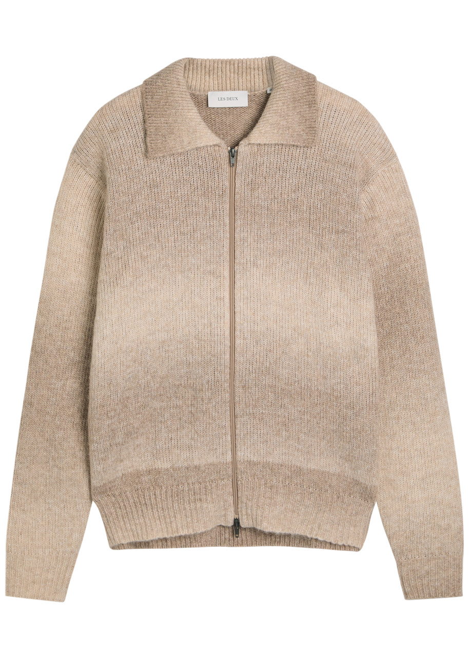 Les Deux Gannon Melange Knit Cardigan – Beige Les Deux Gannon Melange Knit Cardigan – Beige