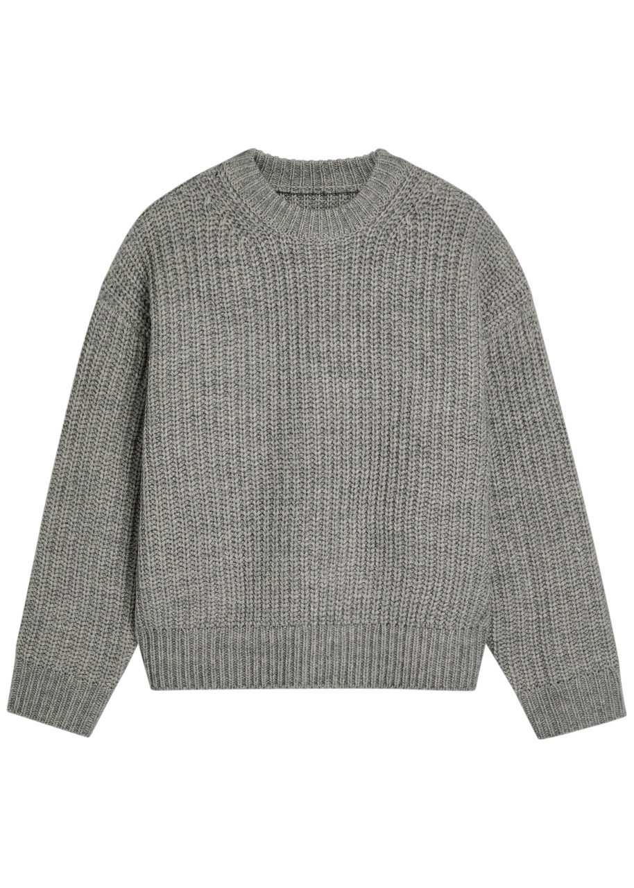 Mki Miyuki Zoku Ribbed Knit Jumper – Grey Mki Miyuki Zoku Ribbed Knit Jumper – Grey
