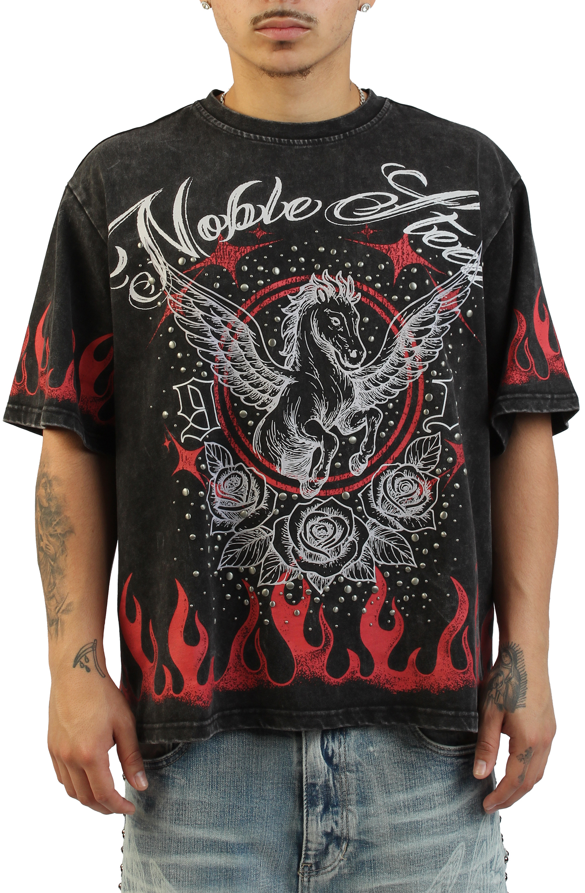 Men Noble Steed Shirt Black shirts Black Men Noble Steed Shirt Black shirts Black