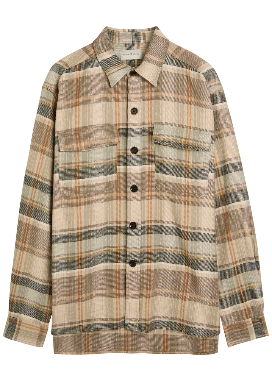 Oliver Spencer Penryn Plaid Flannel Shirt – Multicoloured Oliver Spencer Penryn Plaid Flannel Shirt – Multicoloured