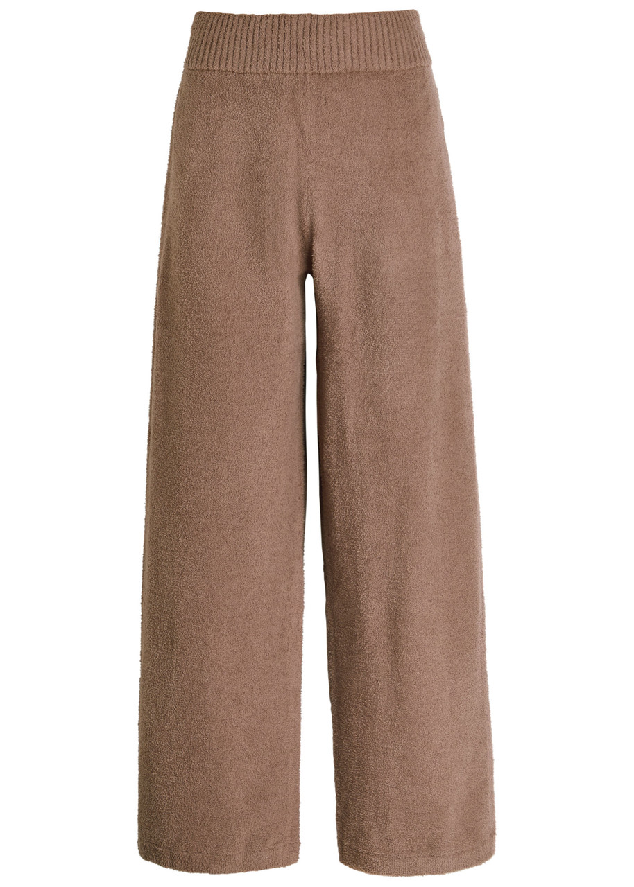 Eberjey Recy Straight-leg Boucl Trousers – Taupe – S – S Eberjey Recy Straight-leg Boucl Trousers – Taupe – S – S