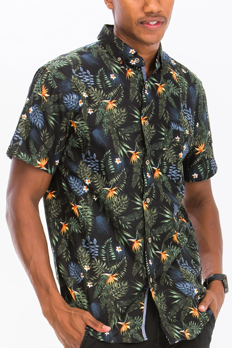 Locals Only Hawaiian Print Shirt Locals Only Hawaiian Print Shirt