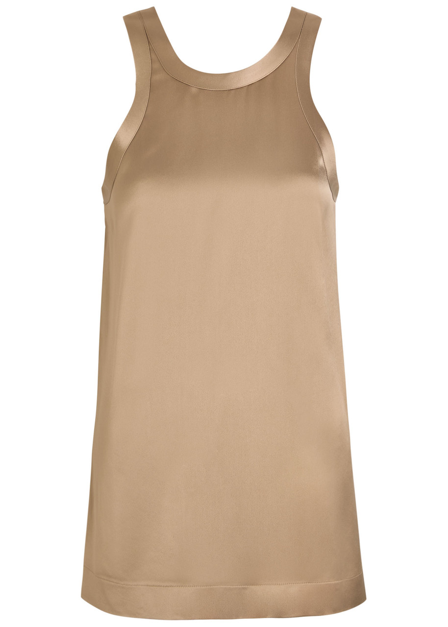 Toteme Satin Tank top – Beige – S Toteme Satin Tank top – Beige – S