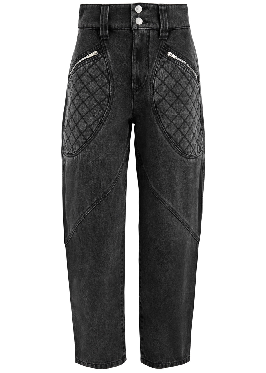 Isabel Marant Catarina Tapered-leg Jeans – Grey – S