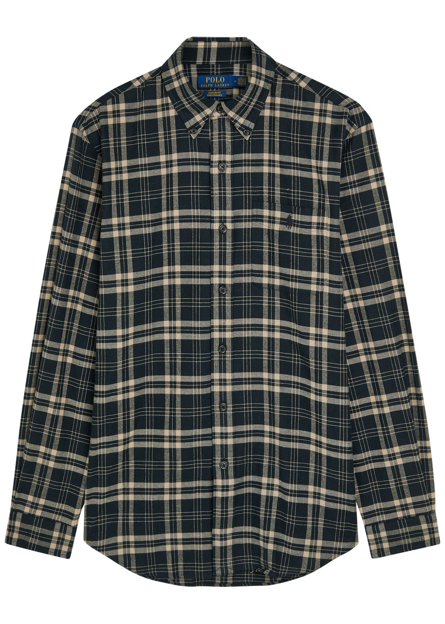 Polo Ralph Lauren Checked Flannel Shirt – Black Polo Ralph Lauren Checked Flannel Shirt – Black