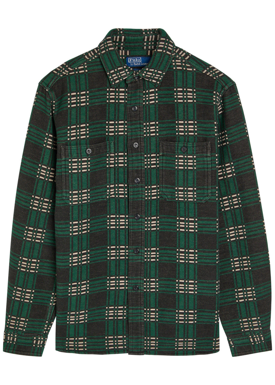 Polo Ralph Lauren Checked Flannel Shirt – Green Polo Ralph Lauren Checked Flannel Shirt – Green