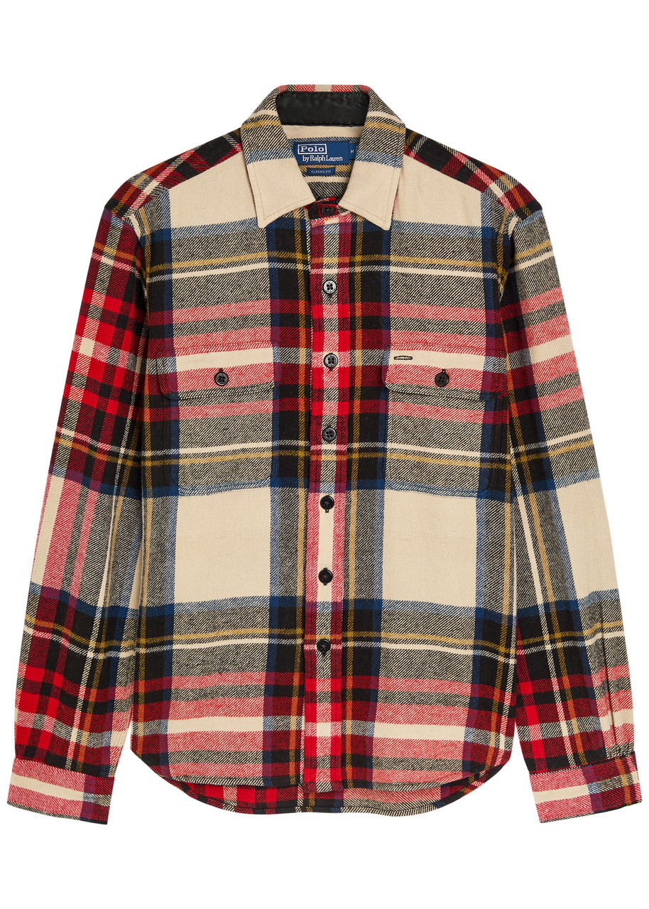 Polo Ralph Lauren Checked Flannel Shirt – Red Polo Ralph Lauren Checked Flannel Shirt – Red
