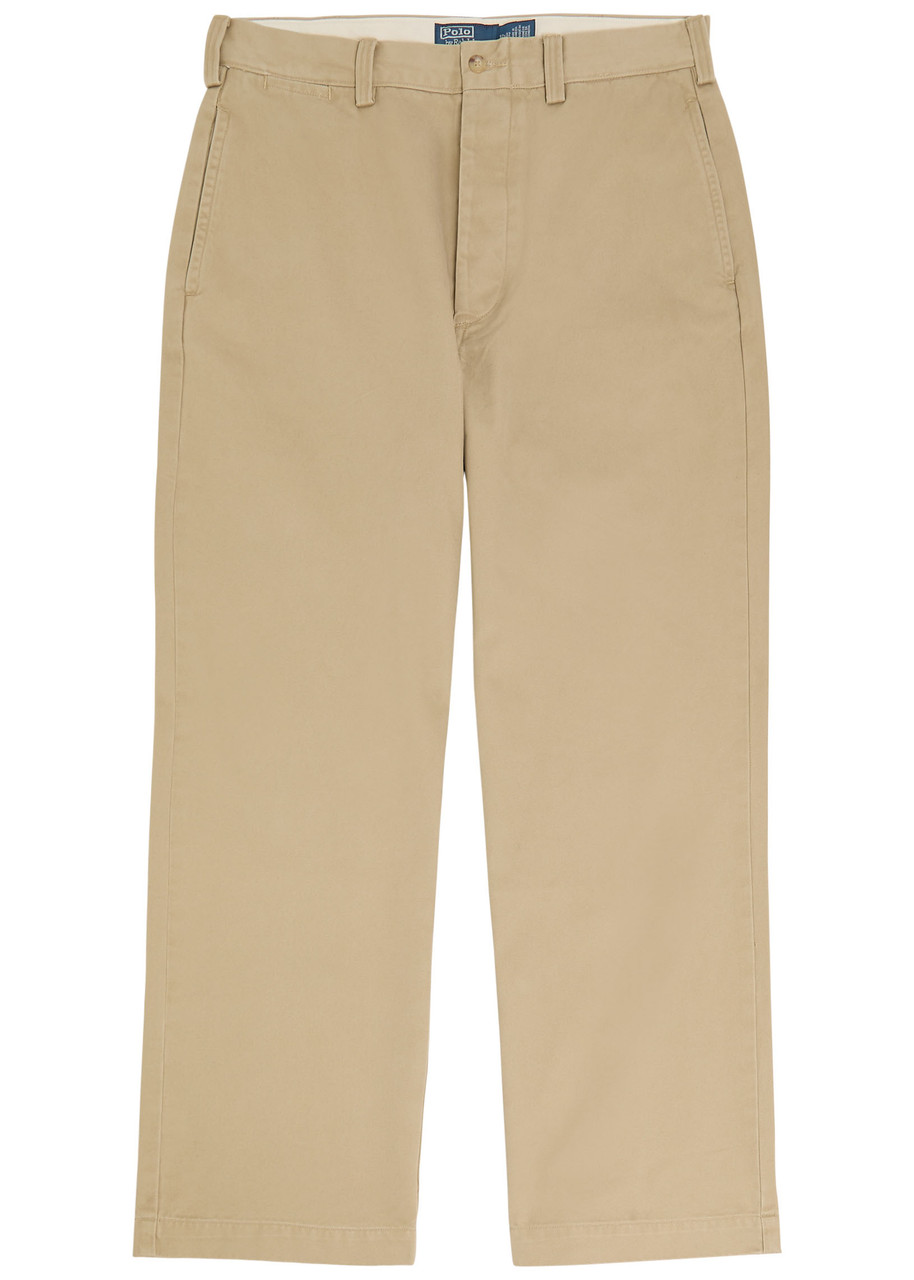 Polo Ralph Lauren Straight-leg Cotton Chino Trousers – Beige – W S
