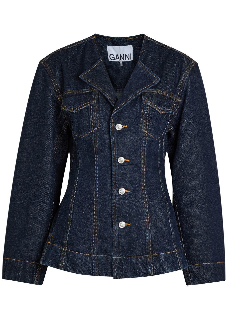 Ganni Panelled Denim Jacket – M Ganni Panelled Denim Jacket – M
