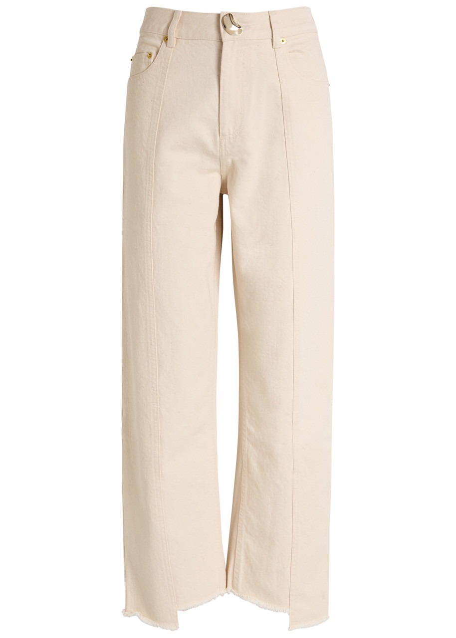 Akyn Sol Straight-leg Jeans – Ecru – M